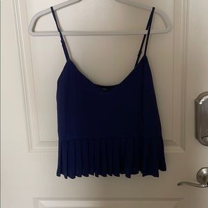Navy blue tank top